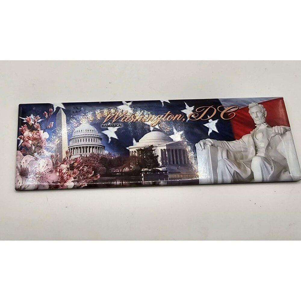 Washington D.C. Souvenir Magnet Featuring Iconic Landmarks - U.S. Capitol Lincol